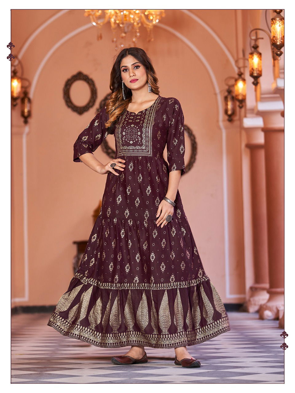 Banwery Sukumari Printed Festive Wear Wholesale  Anarkali Kurtis Catalog